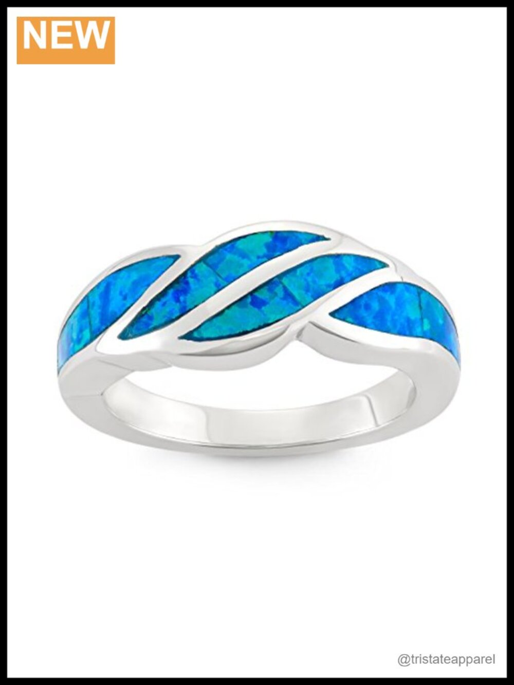 Sterling Silver 14k Gold Plated Created Opal Heart Ring for Women